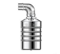 Válvula de control de nivel de agua automática 304 SS adecuada para sistemas de agua potable con cumplimiento de materiales no tóxicos y alta resistencia (entrada lateral)