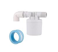Válvula de control de nivel de agua automática de rosca macho de 1/2 quot; Válvula de bola de flotador de torre instalada dentro de la válvula de nivel de líquido de entrada de agua superior(Straight)