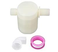 Válvula de control de nivel de agua, válvula de flotador automática, válvula de bola flotante para tanque de agua, torre de agua, material ABS, 11 x 5,5 x 8 cm