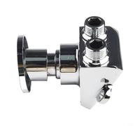 Válvula de control de pedal de cobre comercial para grifo de lavabo de agua fría, para una construcción duradera de latón, entrada/salida de 1/2 pulgada, para un diseño fácil de limpiar