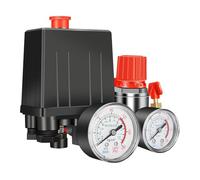 Válvula de control de presión for compresor de aire de 90-120 PSI, regulador, manómetro, válvula de seguridad, 1/4" BSP, piezas for compresor de aire