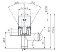 Válvula de control de refrigerante BOSCH 1 147 412 282