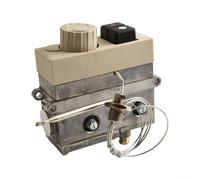 Válvula de control de temperatura de gas, termostato de 120-200 °C para freidoras comerciales, woks, vaporizadores, hornos, pieza de repuesto con rendimiento estable y diseño para uso industrial en