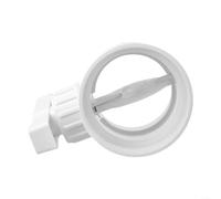 Válvula de control de volumen de aire de PVC con control manual para regulación del flujo de aire en sistemas de ventilación con diseño resistente a fugas (75 mm)