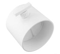 Válvula de control de volumen de aire, modelo de conmutación redonda manual de plástico con mango ajustable, diseñada para regulación de flujo de aire y funciones de válvula de retención (160 mm)