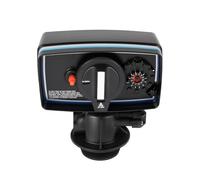 Válvula de control digital con temporizador inflamable for sistemas de ablandamiento de agua y tanques de resina filtrante.