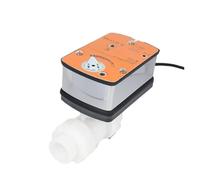 Válvula de control eléctrica retorno a fallo, PVDF, 0-10 V, válvula bola modulante, a prueba fallos, NC NO HVAC DN15-DN50, 24(DN15,Normally Open)
