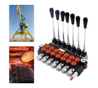 Válvula de control manual hidráulica 1-7 palancas 3600 PSI 60 l/min 13GPM hidráulica, para válvula direccional pequeña/tractores cargador/divisor de protocolo