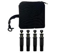 Válvula de deflactor de tiro, válvula de deflactor compacta, 0,55 x 2,36 pulgadas, accesorios portátiles para automóviles, herramienta de aire hacia abajo, ideal para coches, camiones, RV, sedán y