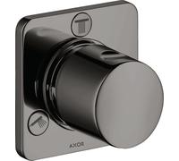 Válvula de derivación y cambio de flujo empotrada hansgrohe AXOR Citterio M Trio/Quattro, 34920330, Color: Cromo negro pulido