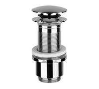 Válvula de desagüe Gessi Stop&Go 1 1/4 para lavabos sin rebosadero, válvula de vástago mín. 64mm/máx. 85mm, 1423, 01423031, Color: cromado