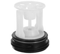 Válvula de Desagüe para Lavadora Filtro de Malla, Negro | ABS y Plástico, Diseño Cierre Hermético y Malla Integrada, para Manguera y Lavadoras Frontales