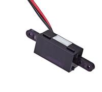 Válvula de descarga automática con sensor infrarrojo para inodoros, sistema de detección de movimiento de bajo voltaje CC 6 V, construcción de plástico, tamaño compacto de 10 x 30 x 79 mm, color negro