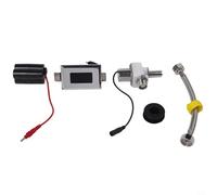 Válvula de descarga automática de inodoro controlada por sensor con válvula CC para ahorro y reducción inteligente de agua en baños (D)