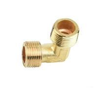Válvula de descarga de codo de bomba compresora de aire de cobre, adaptador conector metálico de alivio de 90 grados, para compresor silencioso sin aceite (C)