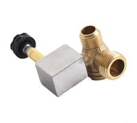 Válvula de descarga de compresor de aire sin aceite con función de purga y verificación, válvula solenoide de aluminio fundido para escape de apagado, antireflujo y liberación de aire atrapado (C)
