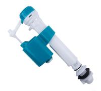 Válvula de descarga de entrada de entrada inferior de cisterna de inodoro con altura ajustable de 21 a 30 cm, silencioso ahorro de agua, flotador de llenado ABS para sistema de descarga manual de alta
