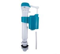 Válvula de descarga de entrada inferior para cisterna de inodoro con drenaje de agua de alta presión y ahorro de agua silencioso, material ABS, tamaño ajustable de 21 a 30 cm