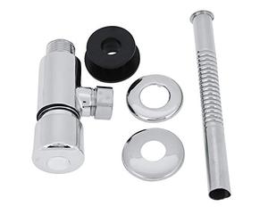 Válvula de Descarga de urinario Fdit Válvula de Descarga de urinario para Inodoro Tipo de botón montado en la Pared de Cromo Armario Expuesto Retraso Manual Apagado automático para baño WC