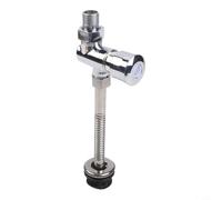 Válvula de descarga de urinario, retardo manual, tipo de botón de apagado automático para inodoros públicos, construcción de aleación de ahorro de agua, no requiere energía, compatible