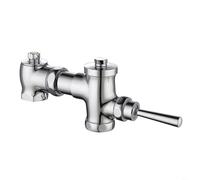 Válvula de descarga horizontal de latón para inodoros en cuclillas, distancia central ajustable de 105 a 115 mm, accesorio de acabado de espejo resistente al óxido para residencial y comercial