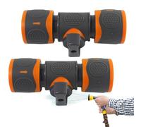 Válvula de desconexión de manguera de agua, válvula de corte de manguera, conector de grifo para cultivadores de césped, camping, riego, casa, casa, jardinero en el interior