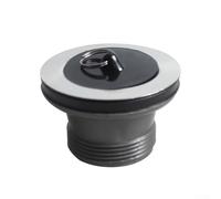 Válvula de drenaje de ducha de acero inoxidable, válvula de drenaje de 70 mm, colador de lavabo de baño, con tapa y asa, para varios fregaderos y bañeras