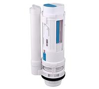 Válvula de drenaje de inodoro de doble botón, botones de descarga de inodoro de doble descarga ahorradores de agua cromados para tanque de cisterna ideal