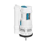 Válvula de drenaje de inodoro de doble botón, botones de descarga de inodoro de doble descarga de ahorro de agua, kit de repuesto de válvula de drenaje de una pieza para tanque de cisterna ideal (18,5