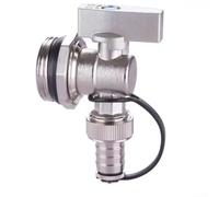 Válvula de drenaje, separador de agua para calefacción de suelo, cobre de gran flujo de 6/1 pulgadas, ventilación de radiador de aguas residuales imprescindible (6)