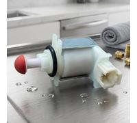 Válvula de drenaje solenoide para lavavajillas fija error E19 sustituye a 11033896 y 00631199 piezas Dc280-340v Operación Construcción plástica Configuración simple