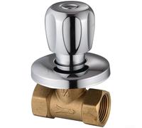 Válvula de ducha de cobre con diseño oculto con función de apertura rápida para fontanería montada en la pared y aplicaciones de agua solar para un uso duradero (E)