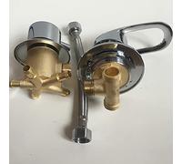 Válvula de ducha de latón de 2/3/4/5 vías para montaje en pared, grifo mezclador roscado G1/2, cartucho de cerámica, control de ducha dividido, perfecto para sistemas de baño y ducha