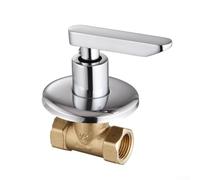Válvula de ducha G1/2 rosca para bañera, montaje en pared, construcción de cobre, capacidad de mezcla de ángulo latente para mezcla constante de agua fría caliente (A (aleación G1/2))