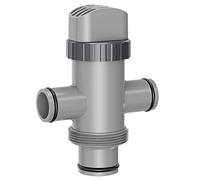Válvula de émbolo de manguera doble dividida, compatible con piezas y accesorios de piscina Intex, repuesto para piscinas sobre el suelo y bombas de filtro, válvula duradera sin fugas para un