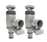 Válvula de émbolo de piscina Plus para piscina sobre el suelo, válvula de pistón 2 en 1, piezas de repuesto para piscina, accesorios para piscina Intex/Bestway/Coleman, grifo de paso para piscinas