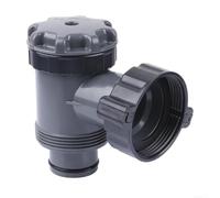 Válvula de émbolo de repuesto de 38 mm hecha de material ABS resistente con sello a prueba de fugas para conexión de bomba de piscina sobre el suelo