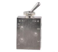 Válvula de empuje mecánica de 2 posiciones de 35 vías, diseño de latón para mayor resistencia, adecuada para aplicaciones de alta humedad y temperatura (TAC2-3P (TAC2-41V (llave))