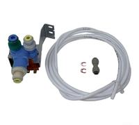 Válvula de entrada de agua, 1 paquete de piezas de refrigerador, repuesto de ABS de metal para lavadora y secadora, control eficiente de flujo de agua, instalación fácil y de juego, reparación de