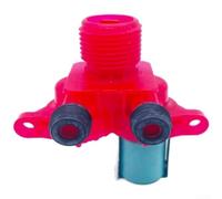 Válvula de entrada de agua fría caliente de 120 V W10240948 W10240949 compatible con reparación de aparatos de lavadora, secadora, lavandería (A)
