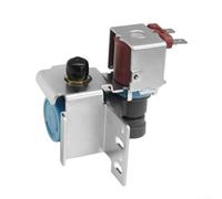 Válvula de entrada de agua para refrigerador W10498976 para Samsung para Bosch para LG - Interruptor de control de solenoide de plástico - Se adapta a dispensador de máquina de hielo de 10 x 8 x 8 cm