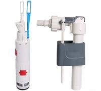 Válvula de entrada de agua para tanque de inodoro de 3 puntos y válvula de drenaje montada en la pared para inodoros modelo WH053 WH063 WH050D con pantalla de filtro extraíble para limpieza