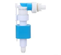 Válvula de entrada lateral compacta azul con diseño de rosca G1/2 para tanques de inodoro ocultos, estilo moderno, fácil ajuste del nivel de agua a través de la rotación, construcción de plástico