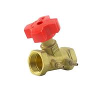 Válvula de equilibrio de bloqueo digital estática de latón - Válvulas de globo de 1/2" a 2" for control de flujo - Operación manual(1-1/2in)