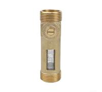 Válvula de equilibrio visual de latón DN25 para aplicaciones de calefacción y refrigeración de optimización del sistema de agua (4-15L/m)