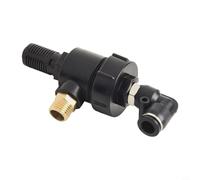 Válvula de escape rápido con construcción de codo doblado para aplicaciones de cambiador de neumáticos para mejorar las funciones de descarga de aire y liberación de talón de neumático (B)