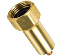 Válvula de escarcha para exteriores de latón resistente con tamaño de rosca de 3/4 pulgadas para protección contra congelación de grifo y sistema de goteo automatizado