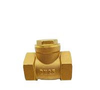Válvula De Esfera Válvula antirretorno de latón con rosca interna BSP for tubería contador agua (DN15, DN20, DN25, DN32, DN40, DN50, DN65). horizontal unidireccional(DN20)