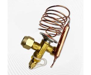 Válvula de expansión termostática RF para aire acondicionado, con puerto roscado R22 y equilibrado interno, mejora la nergética del sistema (3 mm)
