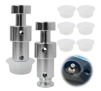 Válvula de flotación instantánea de repuesto, 2 válvulas flotantes + 6 tapas de silicona, compatible con Instant Pot, se adapta a Duo 3/5/6 cuartos de galón, Duo Plus 3/6 cuartos de galón, Lux 3